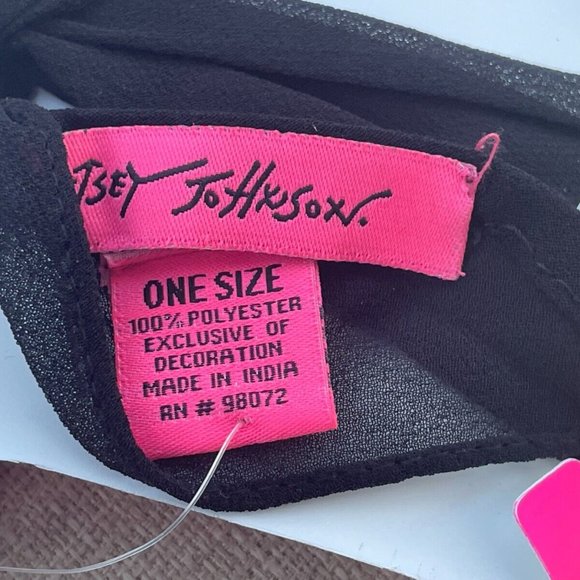 Betsey Johnson Women Headband Multi Color Sequins Neckband Wristband Multi Use - Picture 7 of 9